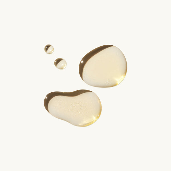 MATTER OF FACT SKINCARE RESURFACING AND HYDRATING SERUM product texture on a beige background