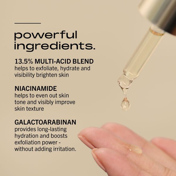 MATTER OF FACT SKINCARE RESURFACING AND HYDRATING SERUM key ingredient information