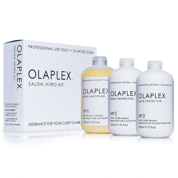 Olaplex Salon Intro Kit  -  1x 525ml Olaplex No 1 Bond Multiplier 2x 525ml Olaplex No 2 Bond Perfector
