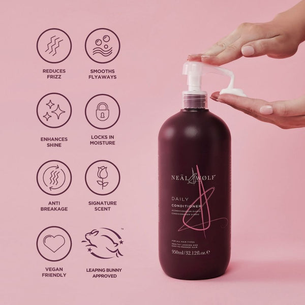 Neal & Wolf Clean & Care Daily Shampoo & Conditioner 950ml Duo