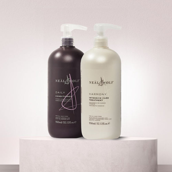 Neal & Wolf Cleanse & Treat Daily Shampoo & Harmony Treatment 950ml Duo