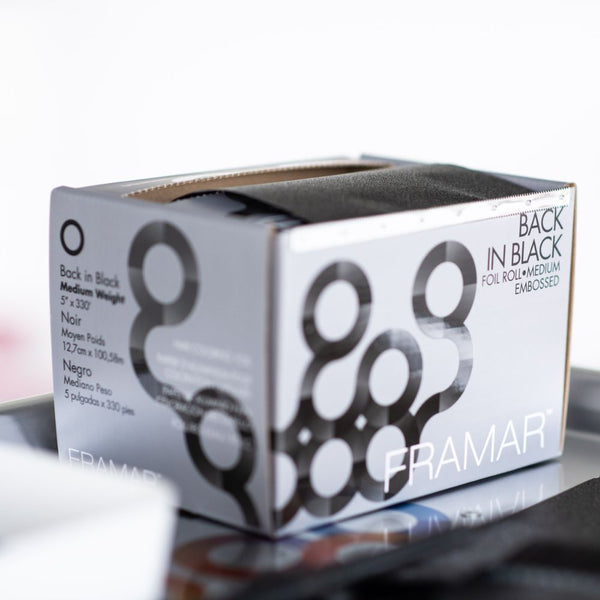 Framar Back in Black Medium Embossed Foil Roll