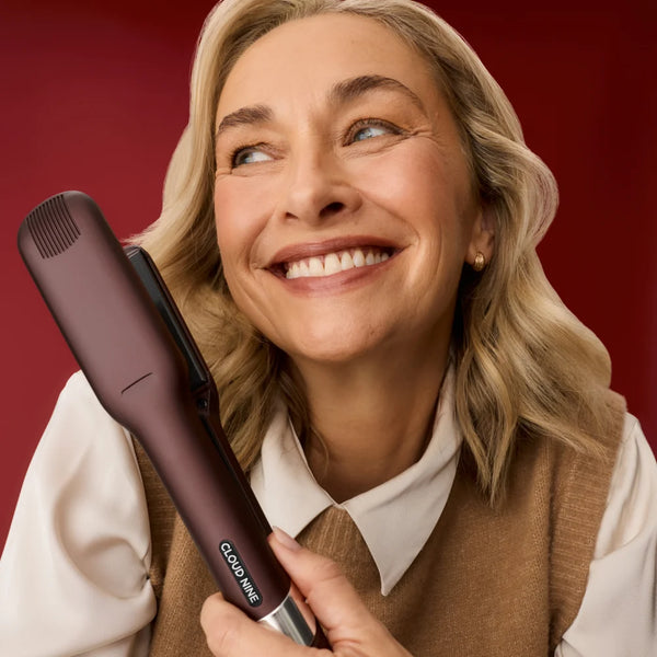 Cloud Nine Dark Burgundy Wide Iron