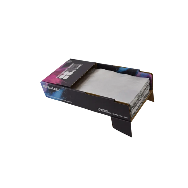 Procare Extra Long Pre-Cut Embossed Foil Sheets (130mm x 300mm)