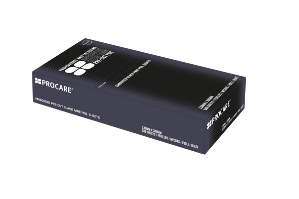 Procare Superwide Extra Long Pre-Cut Black Fade Foil