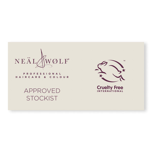 Neal & Wolf Approved Stockist Window Sticker