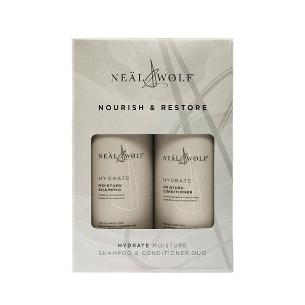 Neal & Wolf Nourish & Restore Hydrate Shampoo & Conditioner 950ml Duo