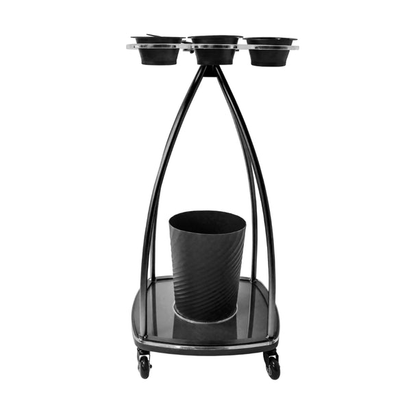 Procare Write & Wipe Colouring Trolley - Black - Front view