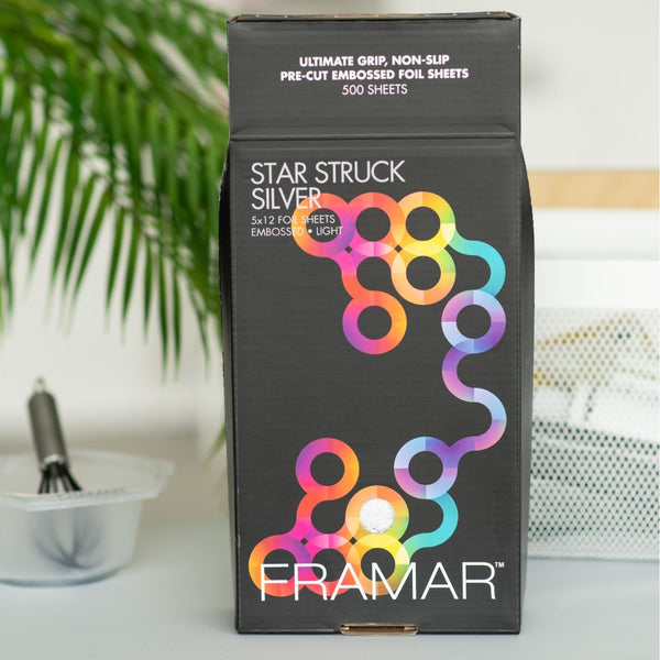 Framar 5x12 Star Struck Silver Embossed Medium Foil (500 Sheets)