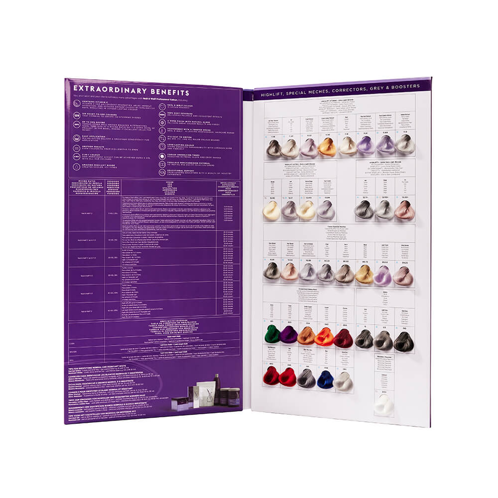 Neal & Wolf Colour Shade Guide – Salon Promotions LTD